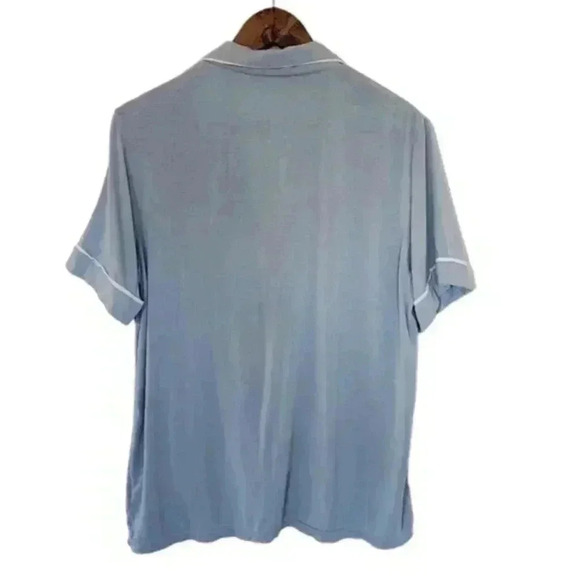 Riot Theory Rumer PJ's Smoke Blue Rayon from Bamboo Two Piece Set Women's size S - Picture 3 of 16